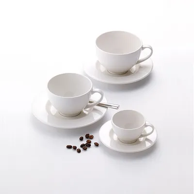 Чашка чайная «Монако» фарфор 340мл D=10,H=7см белый, Объем по данным поставщика (мл): 340, изображение 3