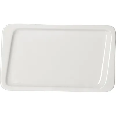Тарелка «Кунстверк» прямоугольная фарфор ,L=25,5,B=15см белый, Длина (мм): 255