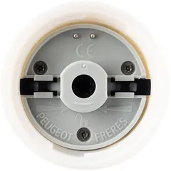 Мельница для соли «Аляска» электрическая (батарейки) акрил D=5,H=17см белый, изображение 3