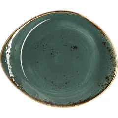 Тарелка «Крафт Блю» мелкая фарфор D=255,H=20,L=255,B=205мм синий