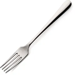 Dinner fork  stainless steel  metal.