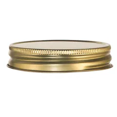 Крышка для банки металл D=76мм золотой