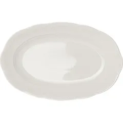 Блюдо «В.Виена» овальное фарфор ,H=4,L=40,B=26см белый