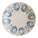 Блюдо для пиццы «Виенто» фарфор D=32см белый,синий