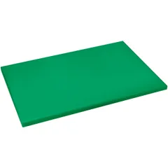 Cutting board  polyethylene , H=18, L=297, B=196mm  green.