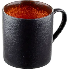 Mug “Agate” porcelain 300ml D=80,H=85,L=110mm red