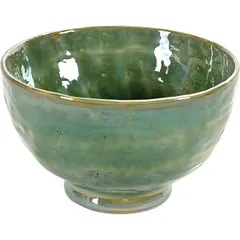 Salad bowl “Pure”  ceramics  0.85 l  D=160, H=84mm  green.