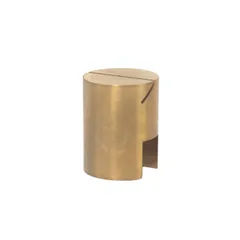 Card holder  stainless steel, brass  D=30, H=38mm  brass.