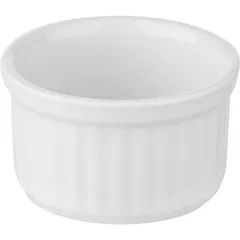 Sauce boat porcelain 70ml D=7cm white