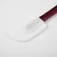 Лопатка жаропрочная силикон ,L=252/86,B=50мм белый,красный, изображение 2