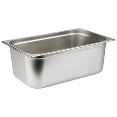 Gastronorm container (1/1)  stainless steel , H=20 cm  metal.