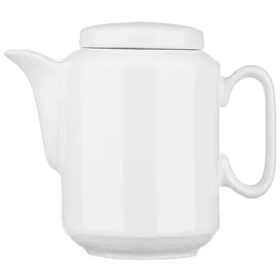 Чайник заварочный «Комфорт» фарфор 0,5л D=60,H=125,L=145мм белый, Цвет: Белый