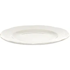 Тарелка «Афродита» мелкая фарфор D=270,H=22мм белый,золотой, изображение 2