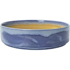 Plate “Aurora Revolution Bluestone” with side  porcelain  1.2 l  D=205, H=55mm  beige, blue