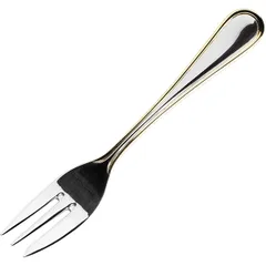 Cake fork “Anser Gold”  stainless steel , L=145/50, B=4mm  metal, gold