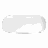 Блюдо «Магнум» прямоугольное банкетное фарфор ,H=50,L=575,B=400мм белый