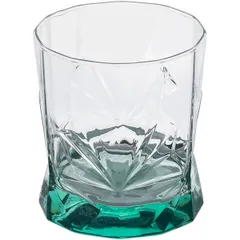 Олд фэшн (стакан) «Рош» стекло 340мл D=80,H=86мм бирюз., изображение 2