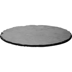 Serving dish natural slate D=250,H=5mm