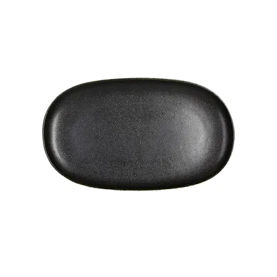 Блюдо «Раст Бронзо» овальное фарфор ,L=25,B=15см коричнев.