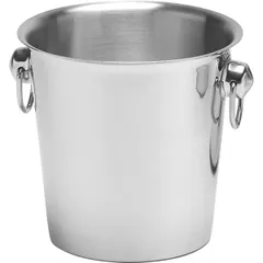 Champagne bucket  stainless steel  3.35 l  D=22/14, H=19, B=19 cm  metal.