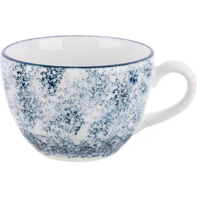 Чашка чайная «Аида» фарфор 180мл белый,синий, Цвет: Белый, Объем по данным поставщика (мл): 180