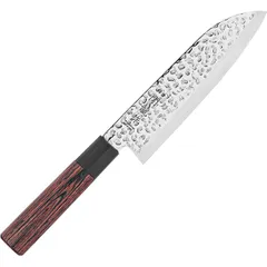 Kitchen knife “Nara”  stainless steel, wood  L=300/165, B=43mm  metallic, dark wood