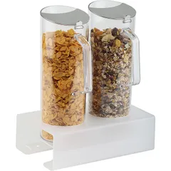 Емкость для мюсли набор [2шт] акрил,полипроп. 1,5л ,H=32,5,L=26,B=17см