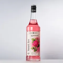 Сироп «Дамасская Роза» Pinch&Drop стекло 1л D=85,H=310мм, изображение 3