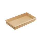 Контейнер бумажный OneClick картон ,H=3,L=12,B=20см св.корич.