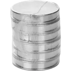 Кольцо кондитерское (набор)[6шт] жесть белая D=75,H=16,B=160мм металлич.