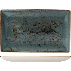 Dish “Kraft Blue” rectangular  porcelain ,H=24,L=270,B=168mm blue