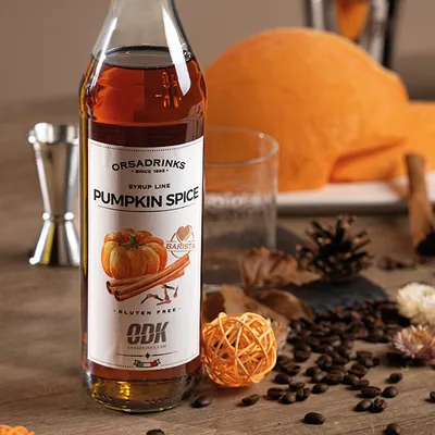 Сироп «Пряная тыква» ODK стекло 0,75л D=65,H=305мм, Состояние товара: Новый, Вкус: Тыква, Материал: Стекло, Объем по данным поставщика (мл): 750, изображение 11