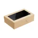 Контейнер бумажный OneBox с крышкой картон 1,9л ,H=6,L=23,B=14см черный, Цвет: Черный, Объем по данным поставщика (мл): 1900
