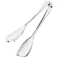 Tongs for bread and pastries  stainless steel  L=18 cm  metal.