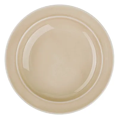 Тарелка глубокая «Акварель» Принц фарфор 400мл D=225,H=39мм бежев.
