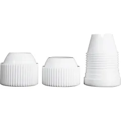 Адаптер для кондит.мешка,средний пластик D=25,H=32мм белый