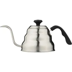 Kettle for making coffee with thermometer  stainless steel, plastic  1 l  steel