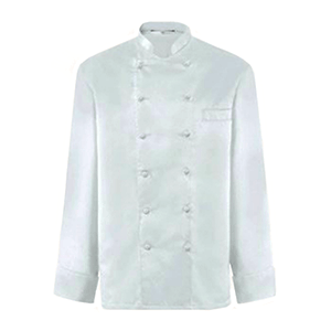 Куртка поварская р.42 б/пуклей полиэстер,хлопок белый