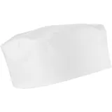 Шапочка поварская «Таблетка» хлопок ,H=15,L=190,B=190мм белый