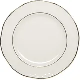 Тарелка «Афродита» мелкая фарфор D=170,H=17мм белый,золотой