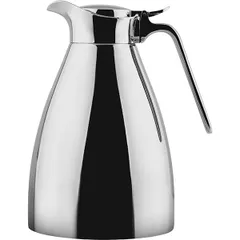 Coffee pot-thermos stainless steel 1l ,H=25.2,L=14.5,B=10cm silver.