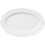 Блюдо «Бернадотт» овальное фарфор ,H=3,L=36,B=23см белый
