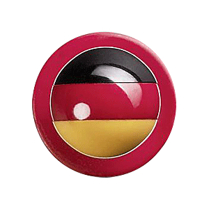 Пукли «Флаг Германии»[12шт] пластик D=15мм красный,черный