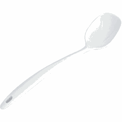 Ложка кухонная пластик ,L=30,5см белый