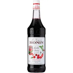 Сироп «Вишня Морелло» Monin стекло 1л D=85,H=320мм, Вкус: Вишня, Объем по данным поставщика (мл): 1000