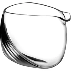 Sauce boat  glass , H=21.5, L=11.5 cm  clear.