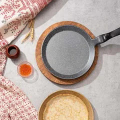 Сковорода для блинов «Гранито» алюм.литой D=25,H=2см, изображение 4