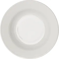 Тарелка глубокая «Нью Граффити» фарфор 300мл D=220,H=45мм белый