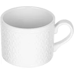 Чашка чайная «Бид Акцент» фарфор 228мл D=82,H=67,L=114мм белый, изображение 2