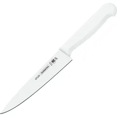 Meat knife  stainless steel, plastic , L=38.5/25cm  metallic, white
